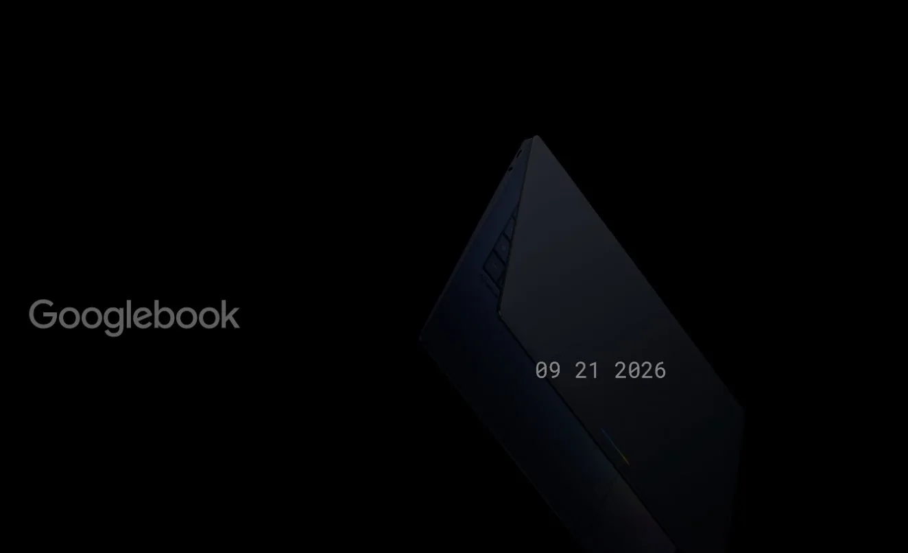 Googlebook mit angekündigtem Vorbestellungsdatum 21. September 2026. Quelle: Google